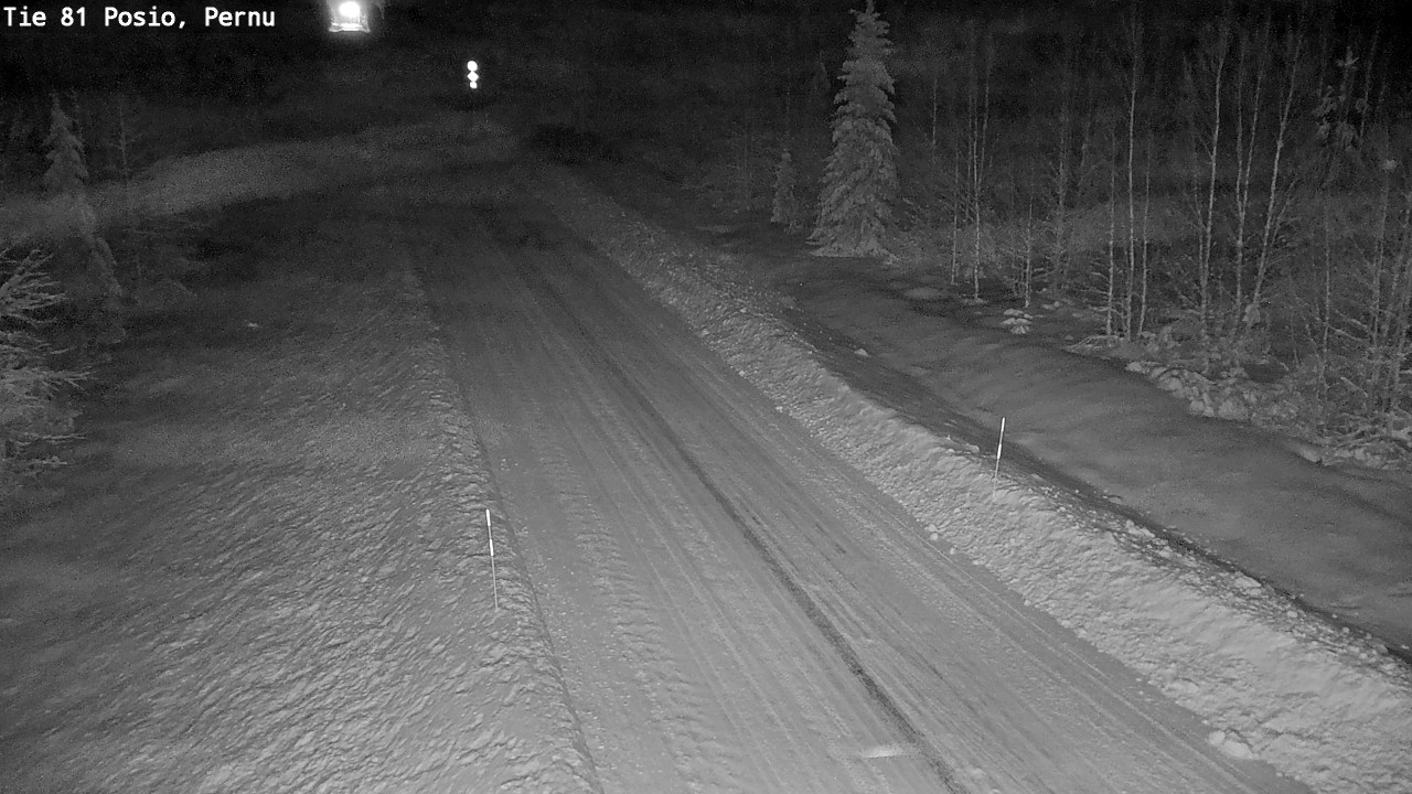 Weather Camera Image Road 81 Posio, Pernu, Posio, Lappi