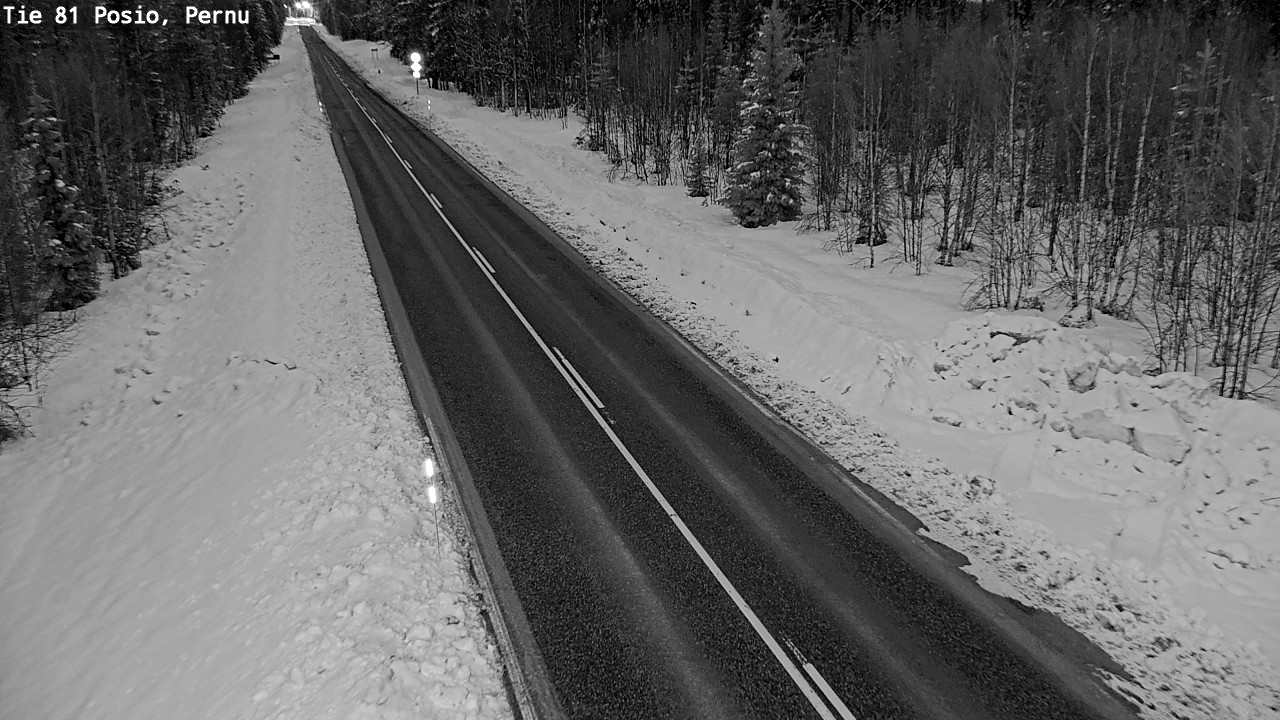 Kelikamerat Kuva Tie 81 Posio, Pernu, Posio, Lappi