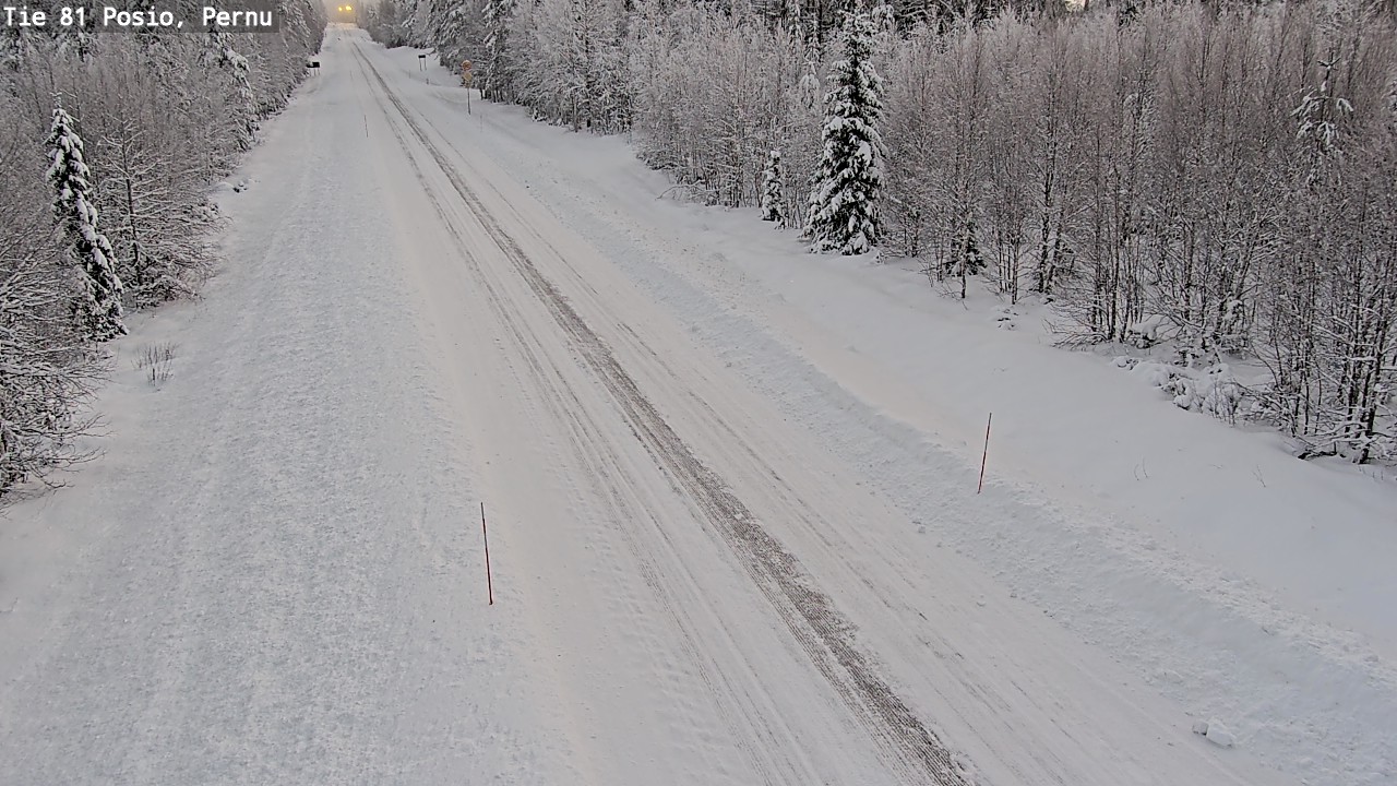 Weather Camera Image Road 81 Posio, Pernu, Posio, Lappi