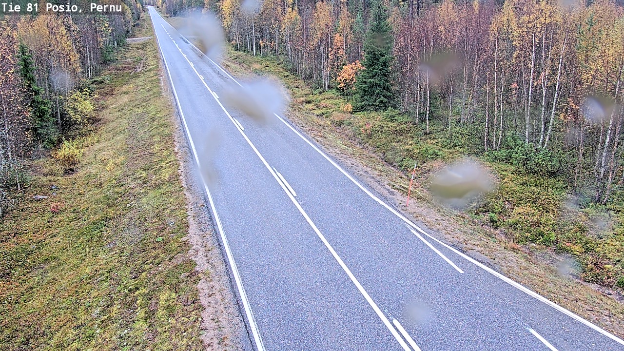 Weather Camera Image Road 81 Posio, Pernu, Posio, Lappi