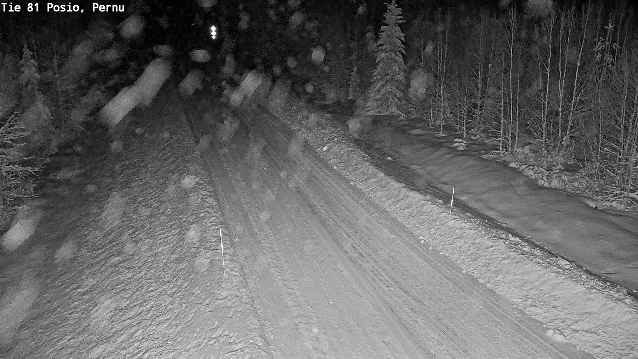 Weather Camera Image Road 81 Posio, Pernu, Posio, Lappi