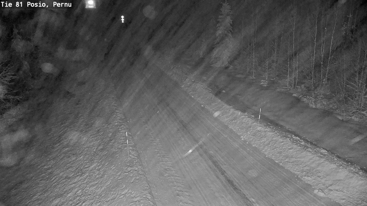 Weather Camera Image Road 81 Posio, Pernu, Posio, Lappi