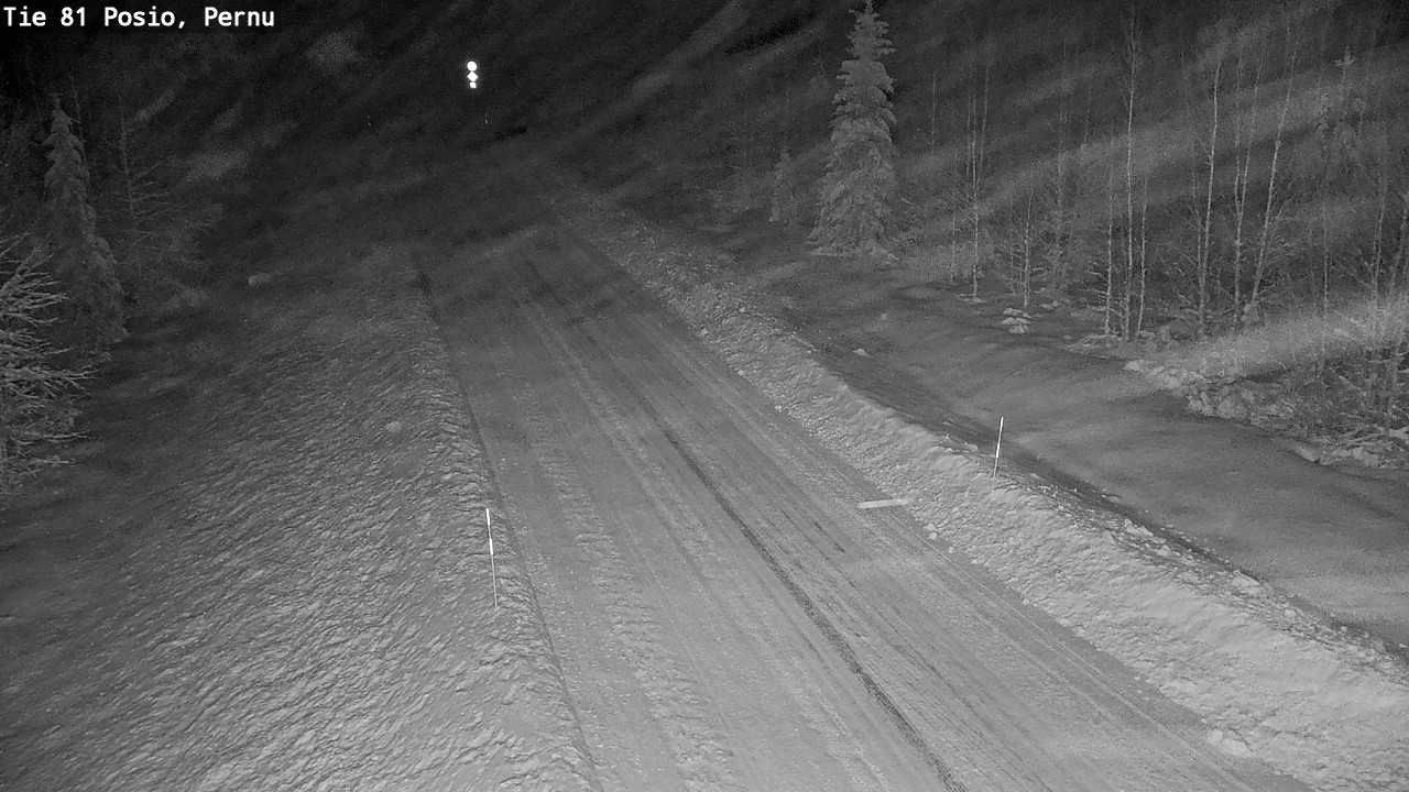 Weather Camera Image Road 81 Posio, Pernu, Posio, Lappi