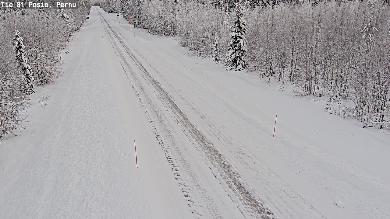 Weather Camera Image Road 81 Posio, Pernu, Posio, Lappi