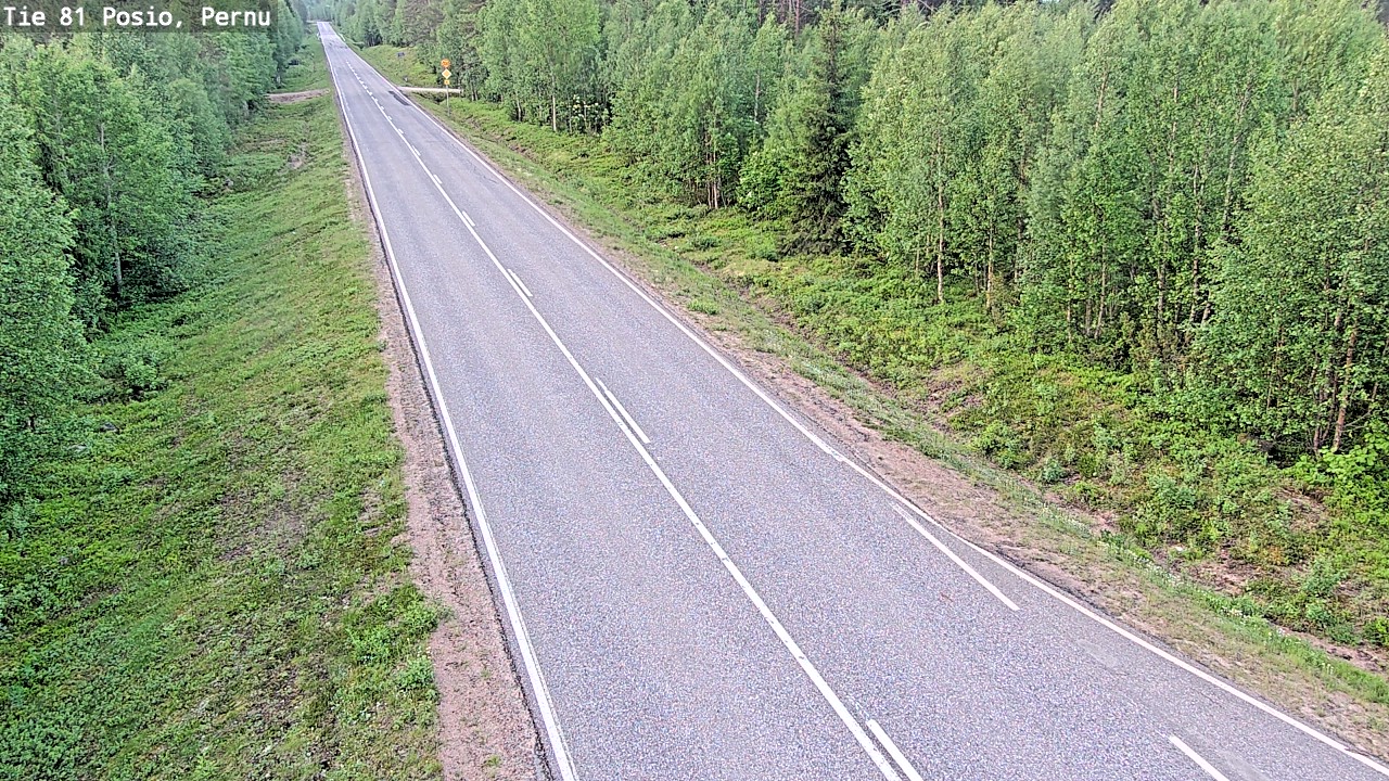Kelikamerat Kuva Tie 81 Posio, Pernu, Posio, Lappi