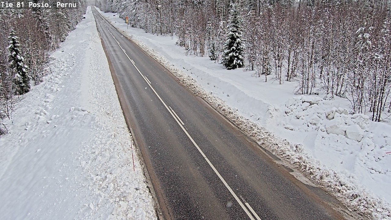 Kelikamerat Kuva Tie 81 Posio, Pernu, Posio, Lappi
