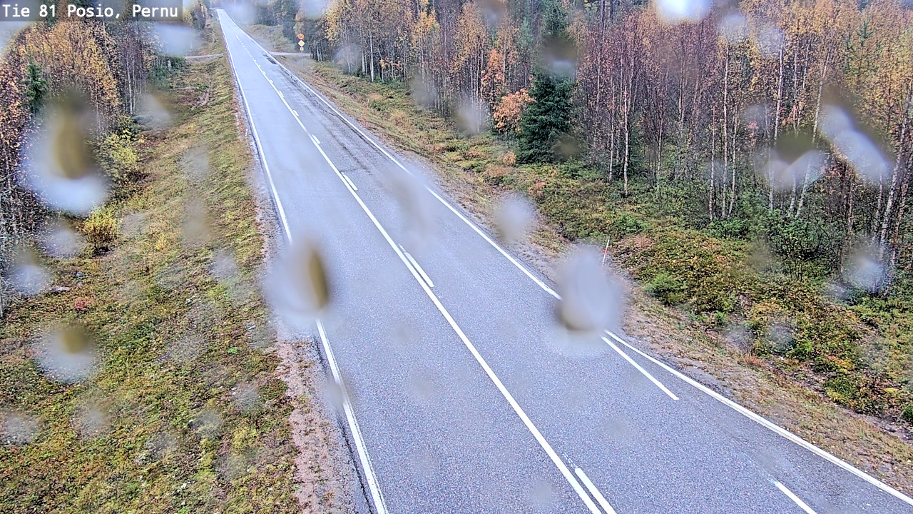 Weather Camera Image Road 81 Posio, Pernu, Posio, Lappi