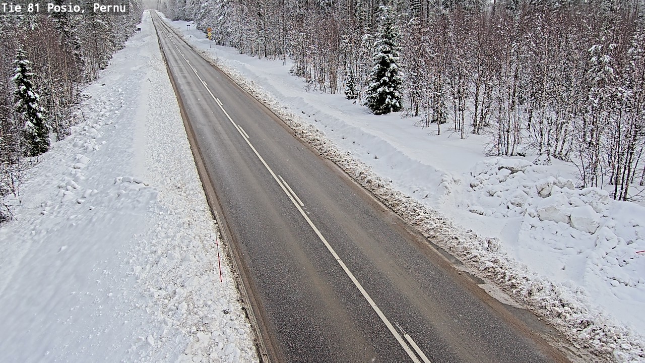 Kelikamerat Kuva Tie 81 Posio, Pernu, Posio, Lappi
