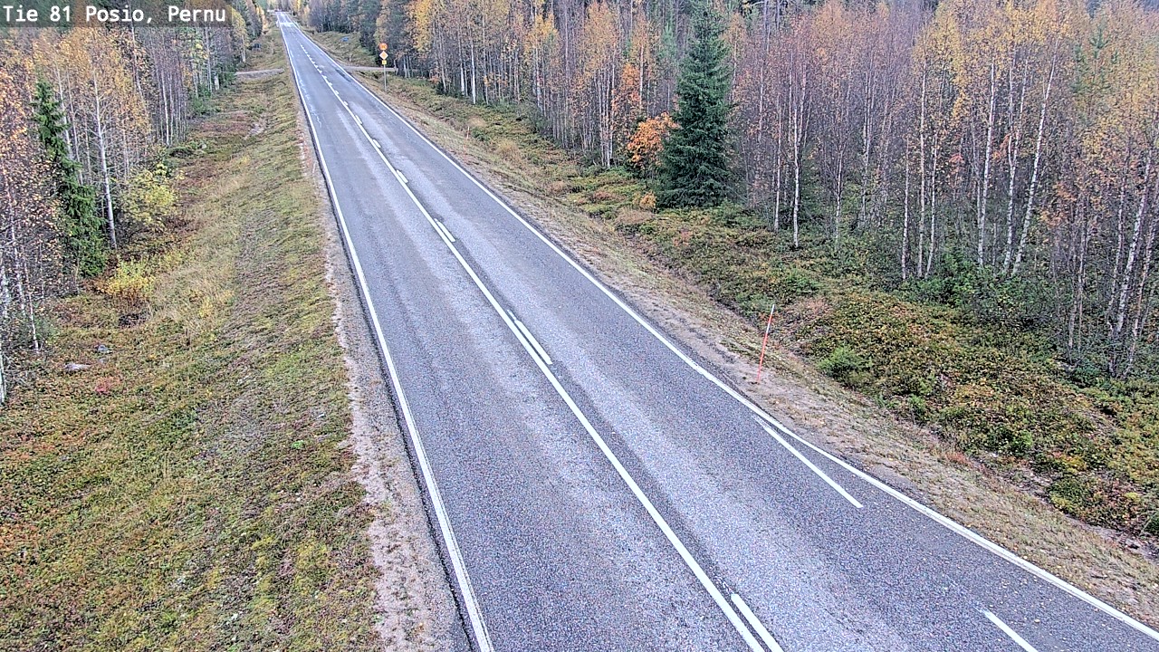 Kelikamerat Kuva Tie 81 Posio, Pernu, Posio, Lappi