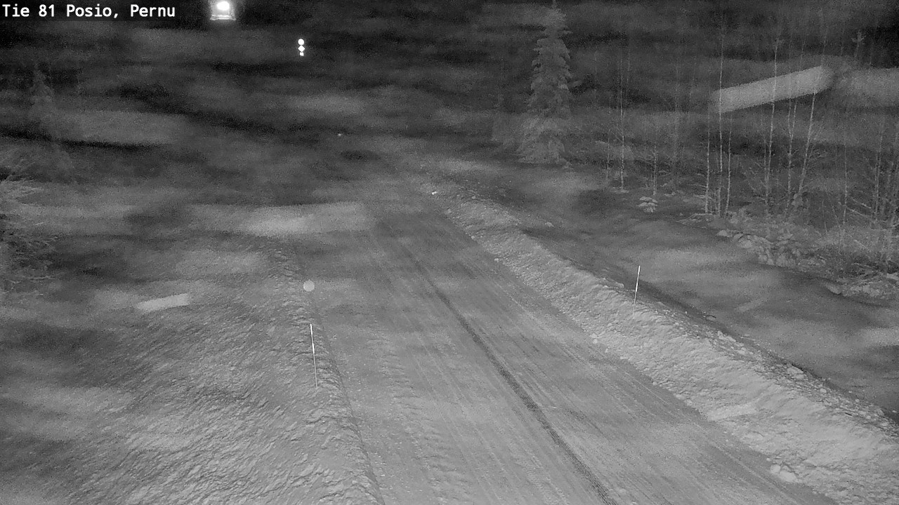 Weather Camera Image Road 81 Posio, Pernu, Posio, Lappi