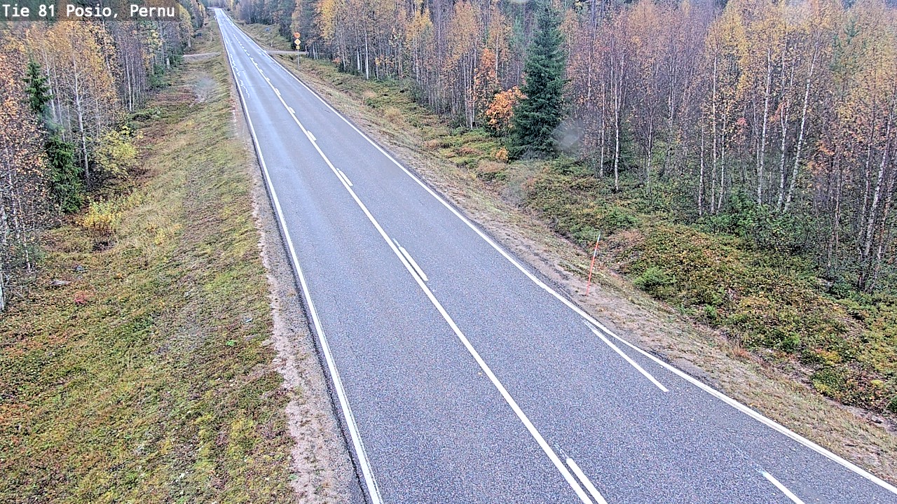 Kelikamerat Kuva Tie 81 Posio, Pernu, Posio, Lappi