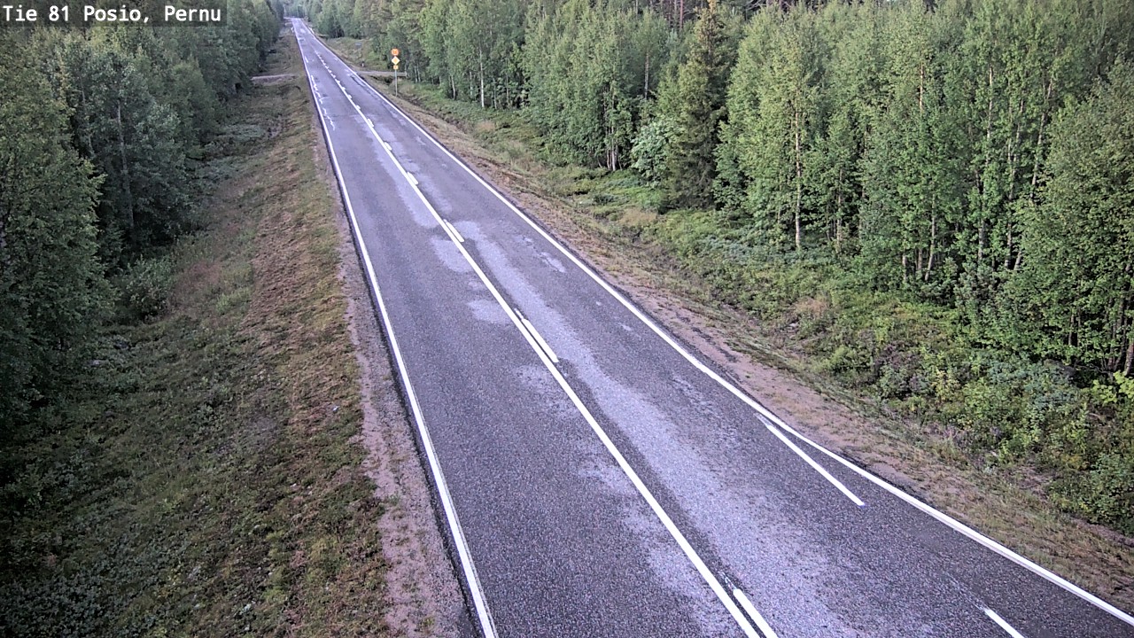 Kelikamerat Kuva Tie 81 Posio, Pernu, Posio, Lappi