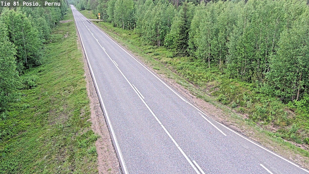Kelikamerat Kuva Tie 81 Posio, Pernu, Posio, Lappi