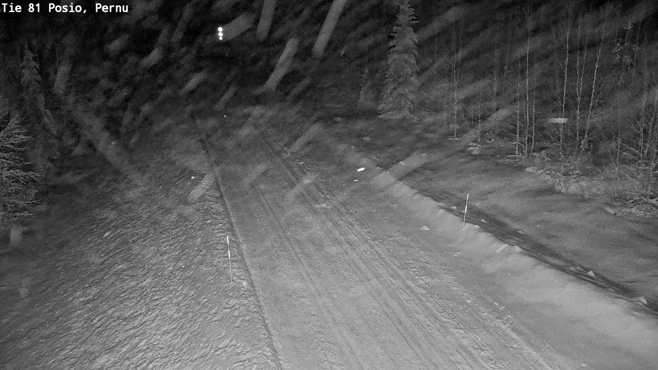 Weather Camera Image Road 81 Posio, Pernu, Posio, Lappi