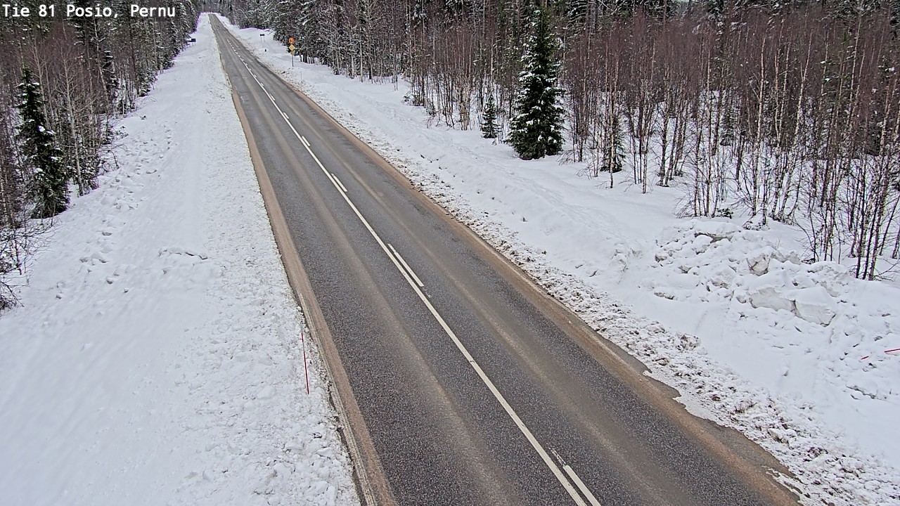 Kelikamerat Kuva Tie 81 Posio, Pernu, Posio, Lappi