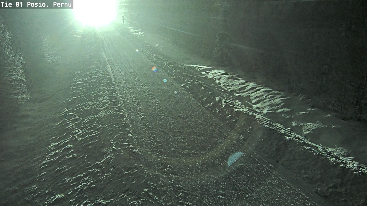 Weather Camera Image Road 81 Posio, Pernu, Posio, Lappi