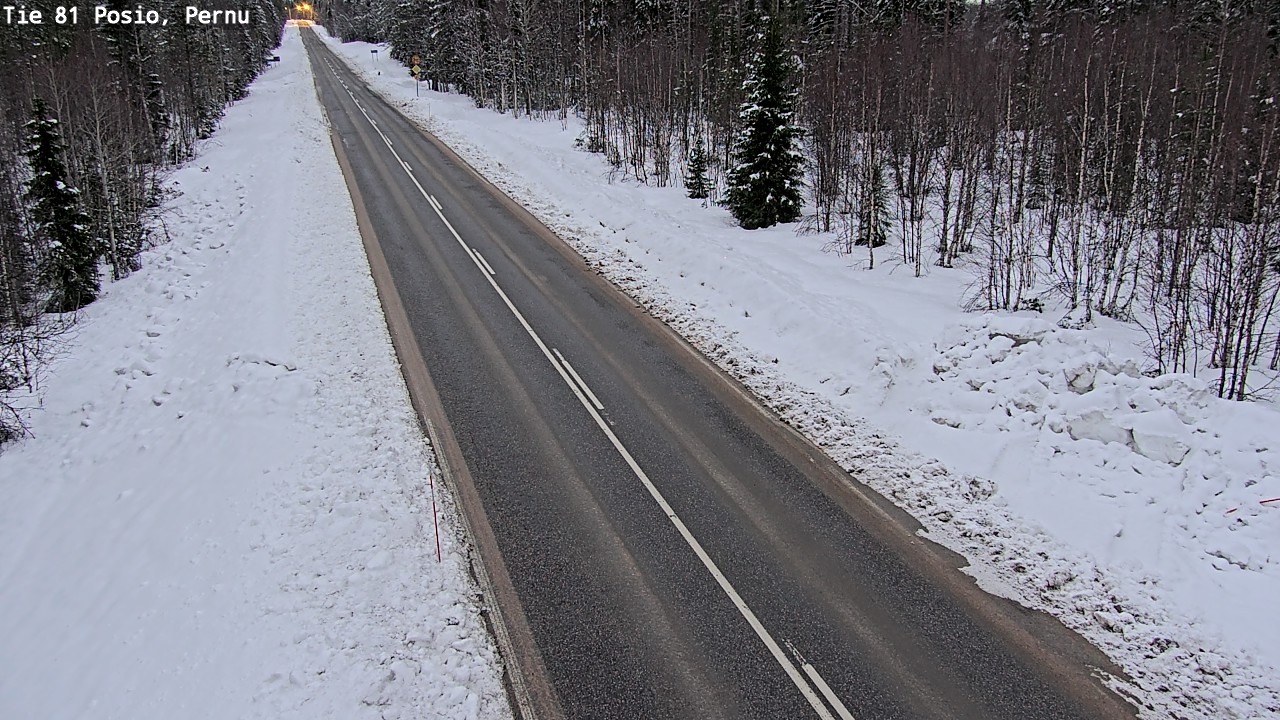 Kelikamerat Kuva Tie 81 Posio, Pernu, Posio, Lappi