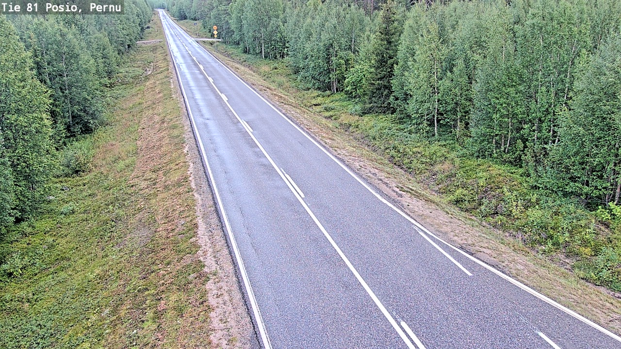 Kelikamerat Kuva Tie 81 Posio, Pernu, Posio, Lappi