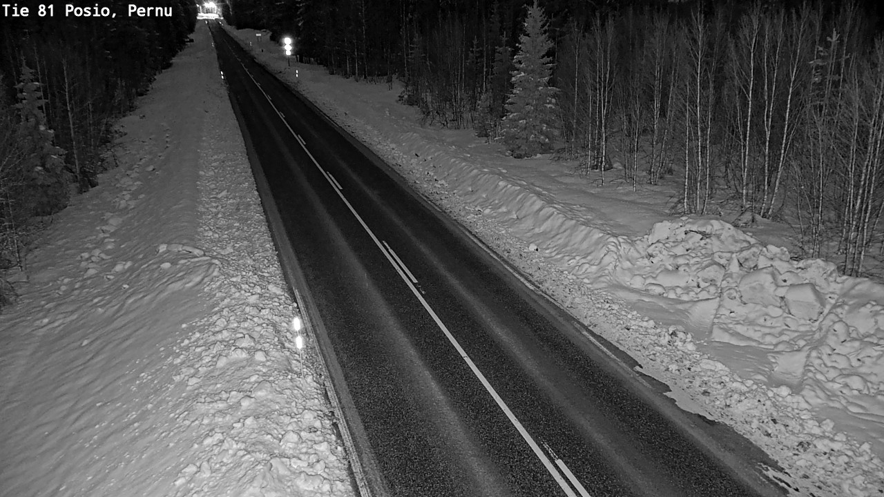 Kelikamerat Kuva Tie 81 Posio, Pernu, Posio, Lappi