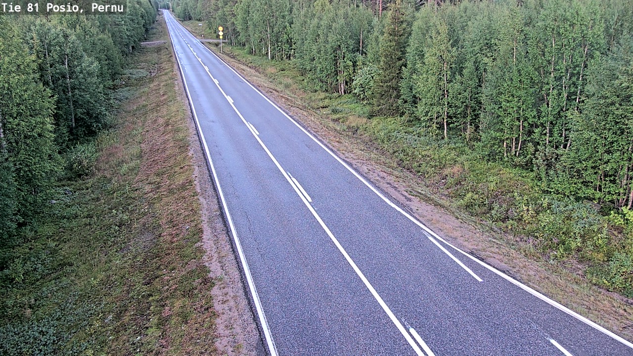 Kelikamerat Kuva Tie 81 Posio, Pernu, Posio, Lappi