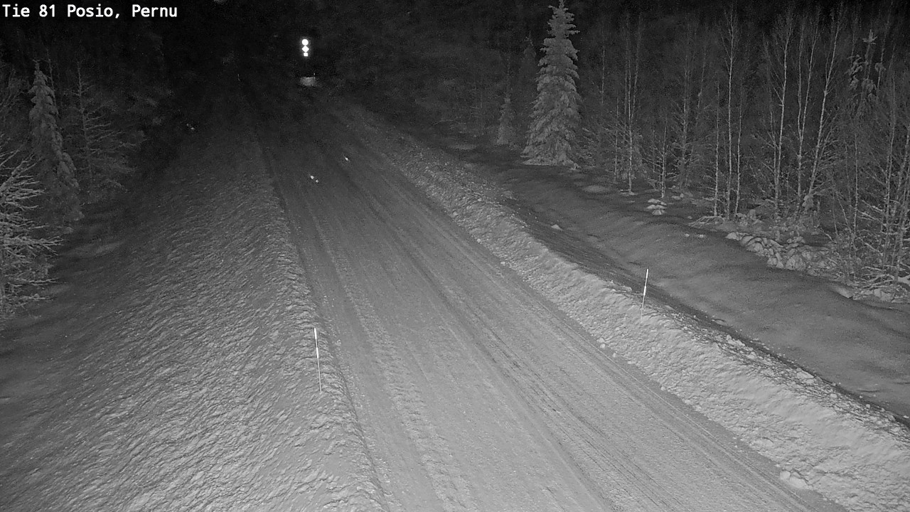 Weather Camera Image Road 81 Posio, Pernu, Posio, Lappi