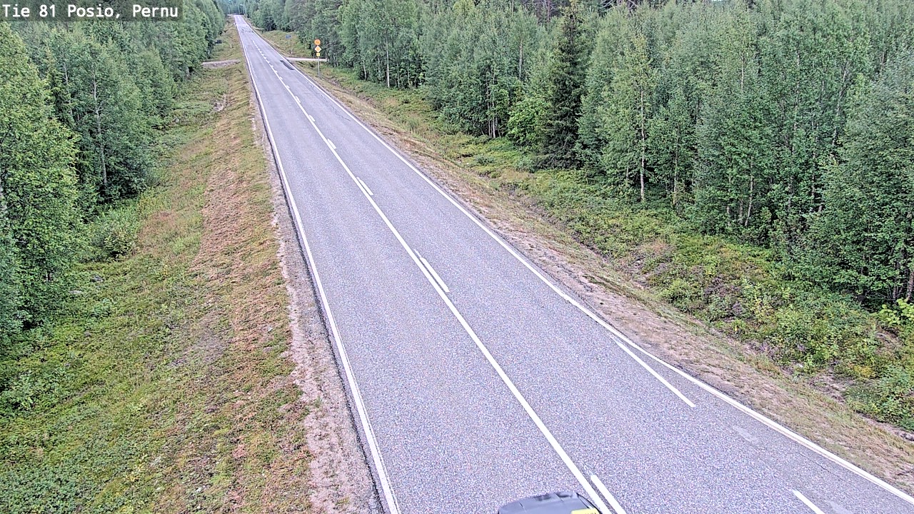 Kelikamerat Kuva Tie 81 Posio, Pernu, Posio, Lappi
