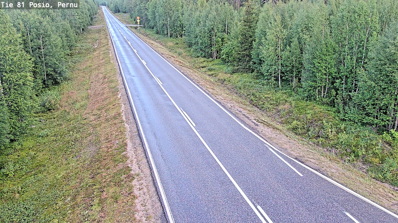 Kelikamerat Kuva Tie 81 Posio, Pernu, Posio, Lappi
