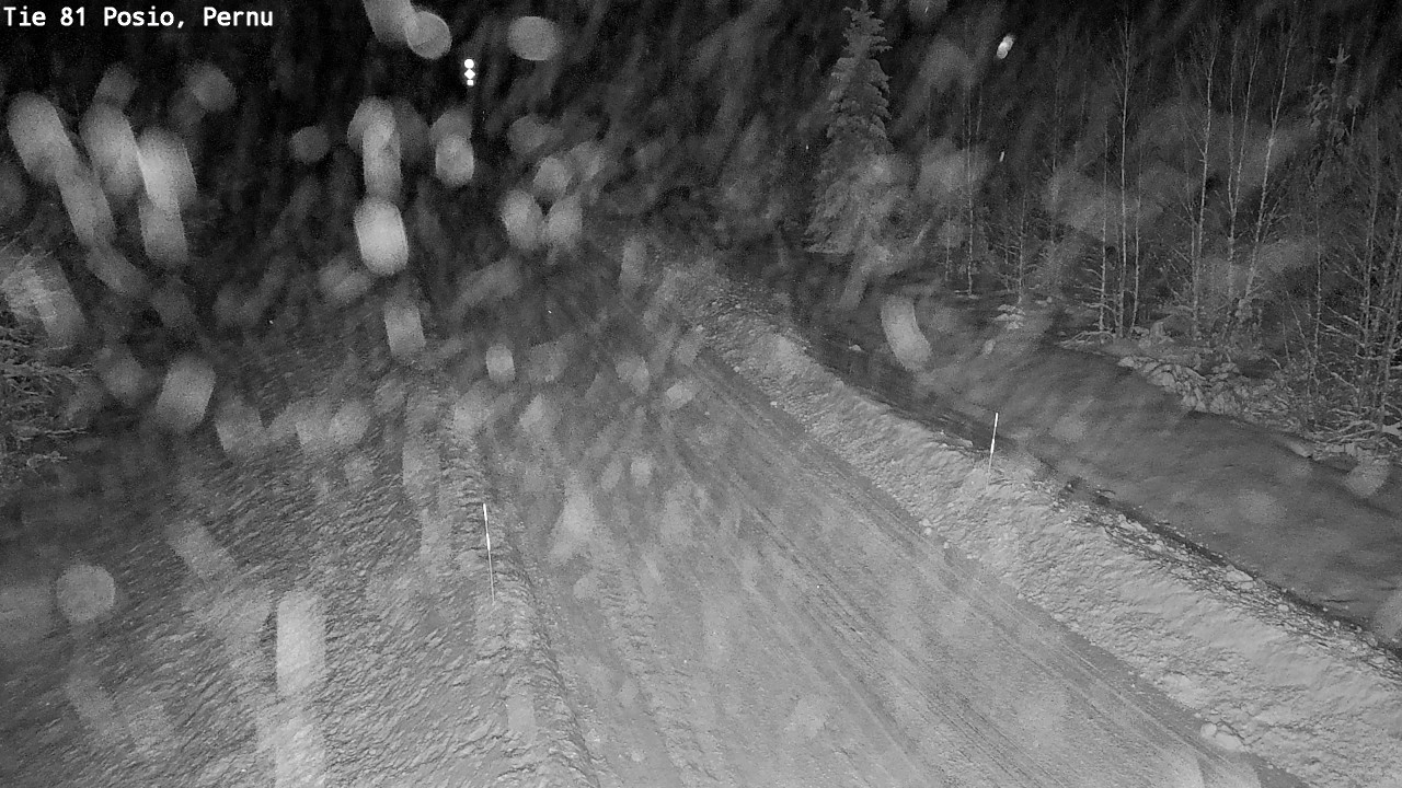 Weather Camera Image Road 81 Posio, Pernu, Posio, Lappi