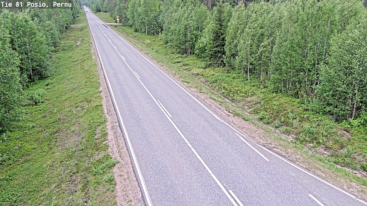 Weather Camera Image Road 81 Posio, Pernu, Posio, Lappi