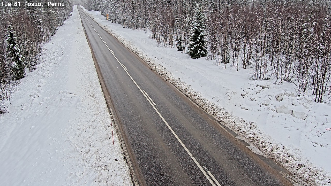 Kelikamerat Kuva Tie 81 Posio, Pernu, Posio, Lappi