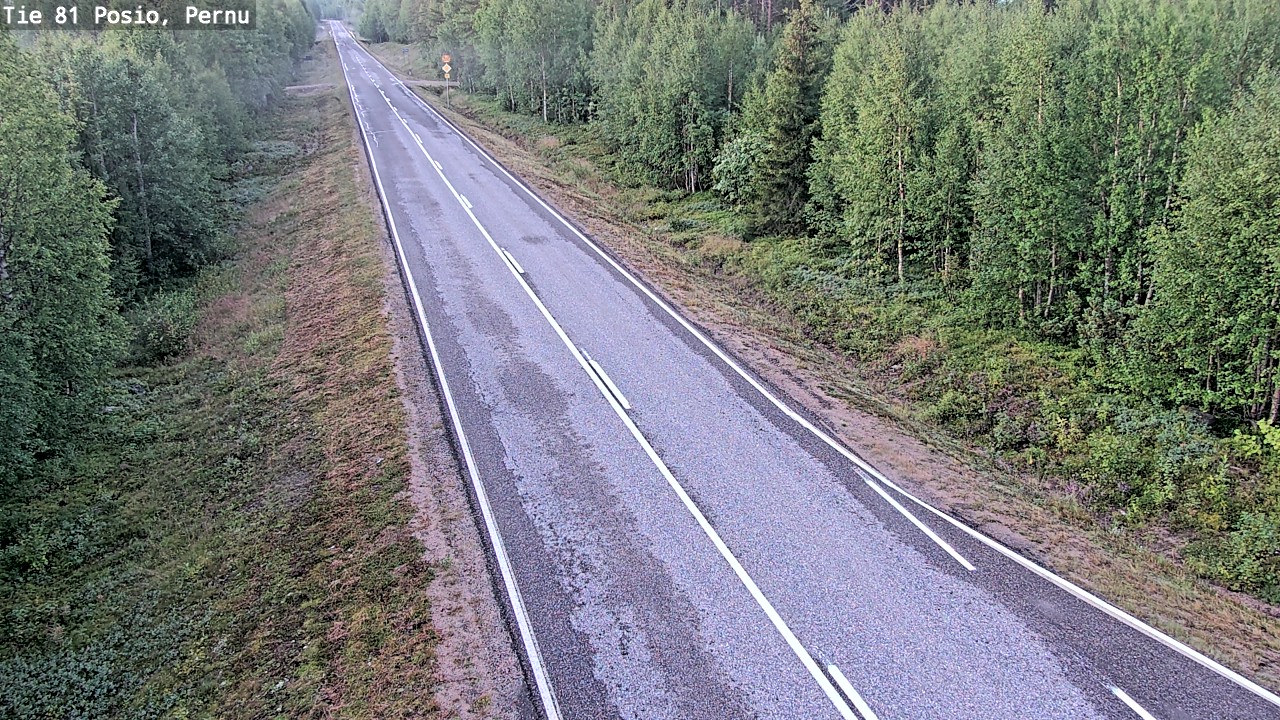 Kelikamerat Kuva Tie 81 Posio, Pernu, Posio, Lappi