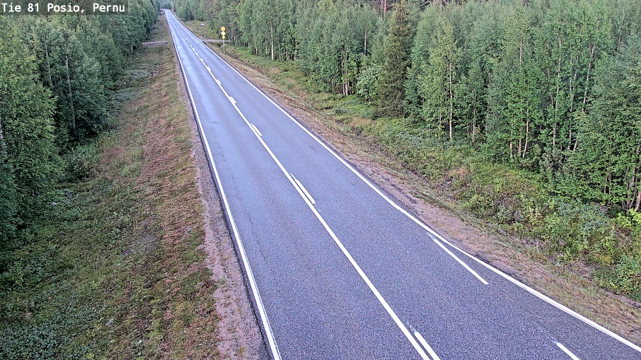 Kelikamerat Kuva Tie 81 Posio, Pernu, Posio, Lappi