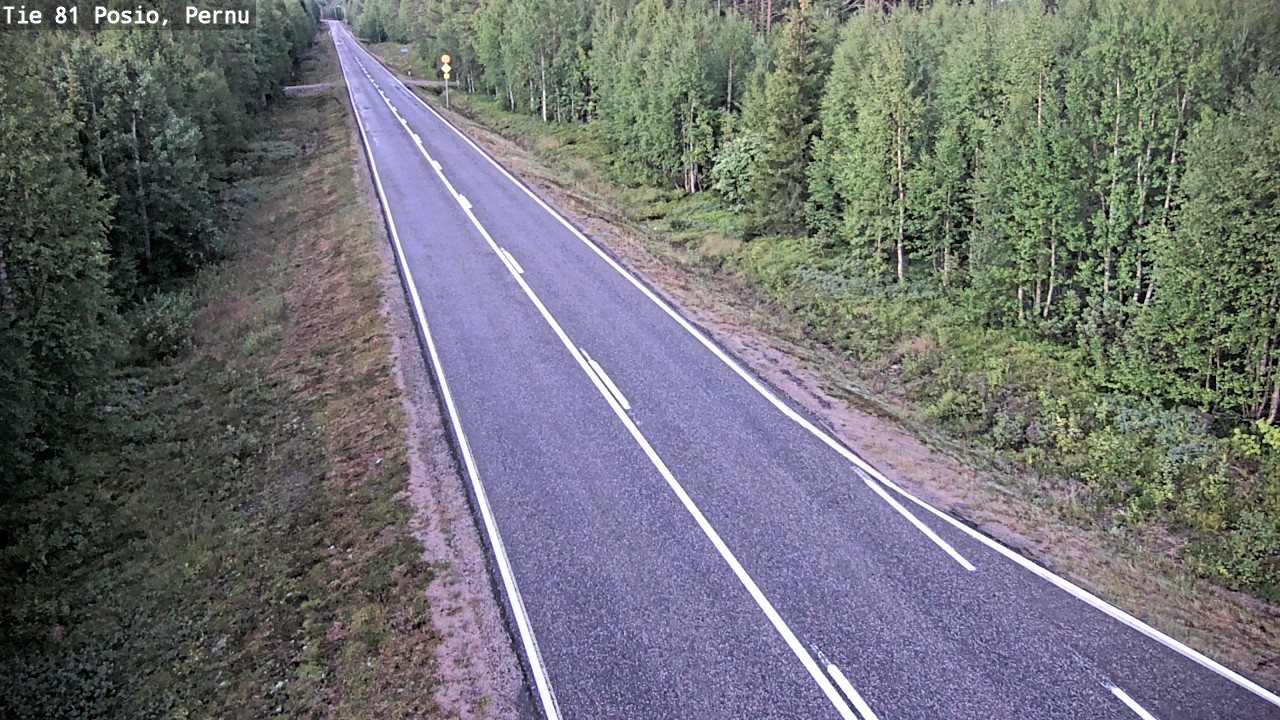 Kelikamerat Kuva Tie 81 Posio, Pernu, Posio, Lappi