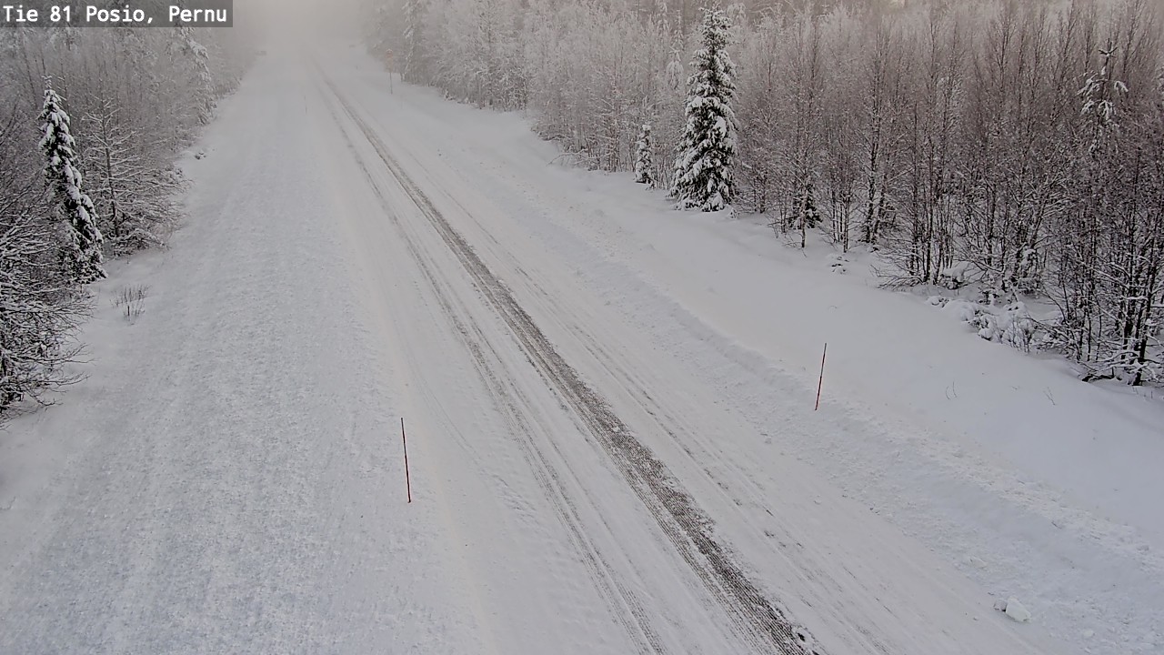 Weather Camera Image Road 81 Posio, Pernu, Posio, Lappi