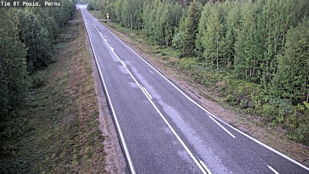 Kelikamerat Kuva Tie 81 Posio, Pernu, Posio, Lappi