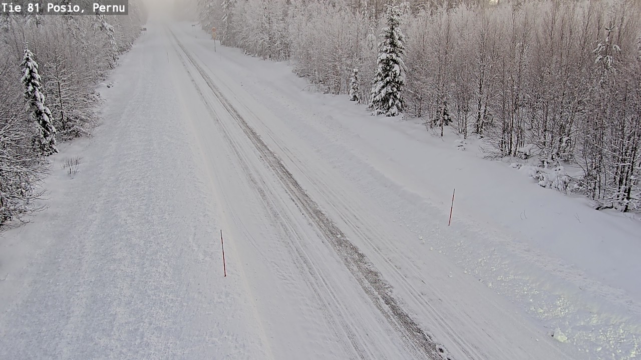 Weather Camera Image Road 81 Posio, Pernu, Posio, Lappi