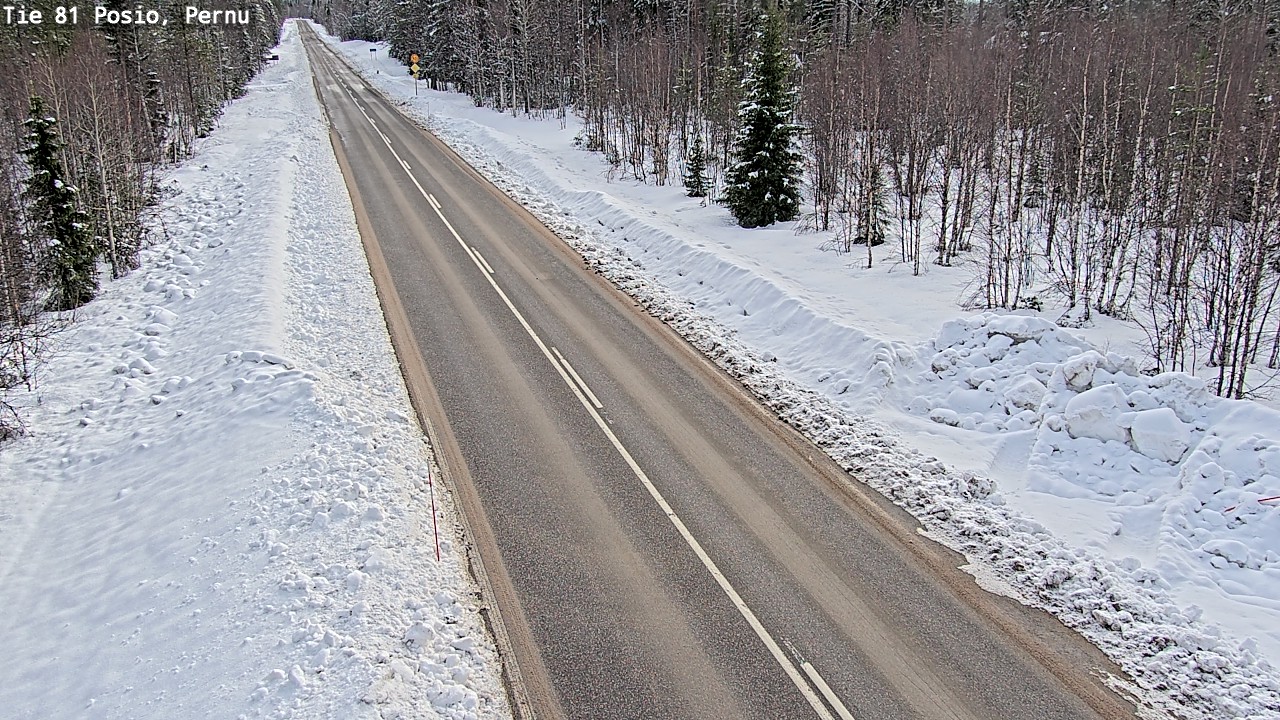 Kelikamerat Kuva Tie 81 Posio, Pernu, Posio, Lappi