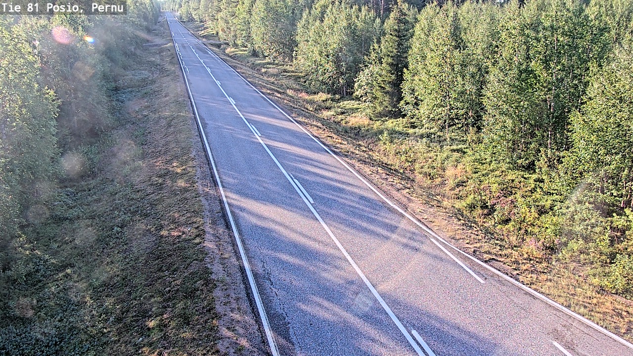 Weather Camera Image Road 81 Posio, Pernu, Posio, Lappi