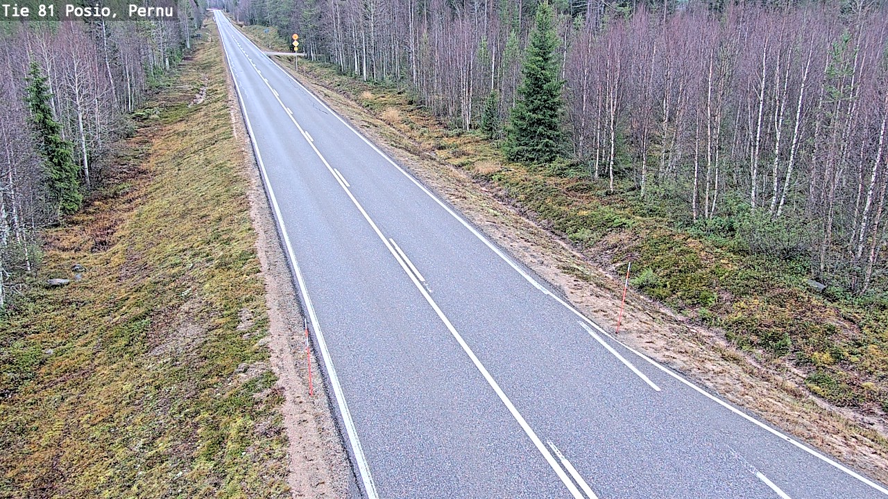 Kelikamerat Kuva Tie 81 Posio, Pernu, Posio, Lappi