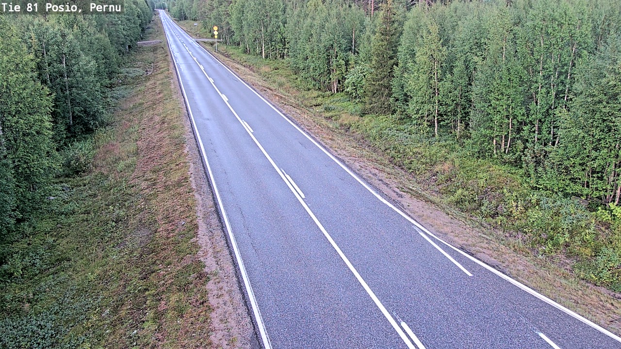 Kelikamerat Kuva Tie 81 Posio, Pernu, Posio, Lappi