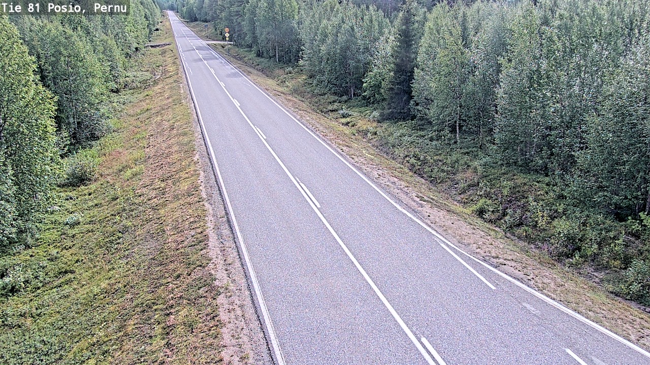 Weather Camera Image Road 81 Posio, Pernu, Posio, Lappi