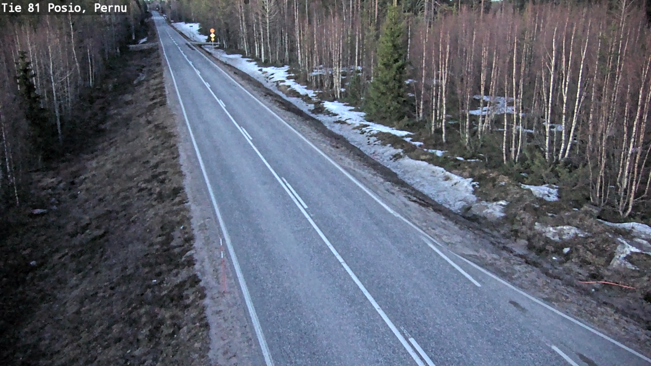 Kelikamerat Kuva Tie 81 Posio, Pernu, Posio, Lappi