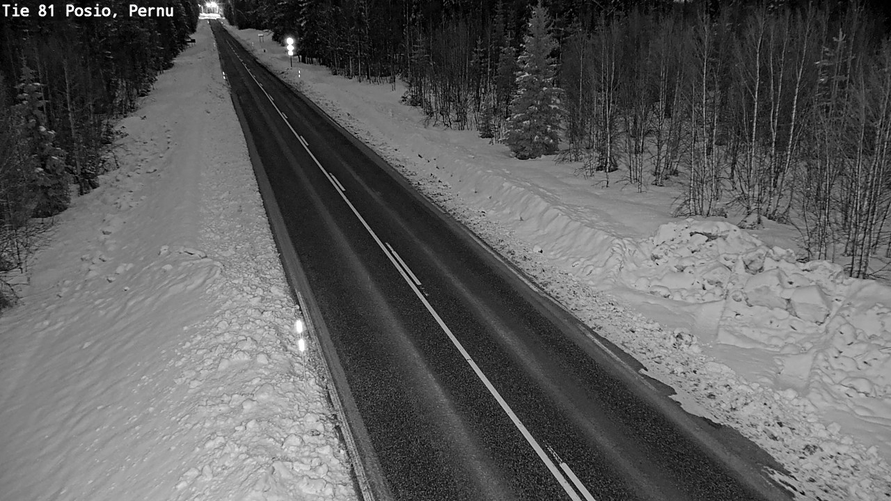 Kelikamerat Kuva Tie 81 Posio, Pernu, Posio, Lappi