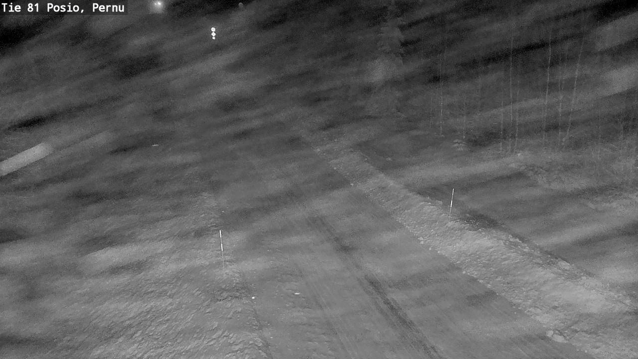 Weather Camera Image Road 81 Posio, Pernu, Posio, Lappi