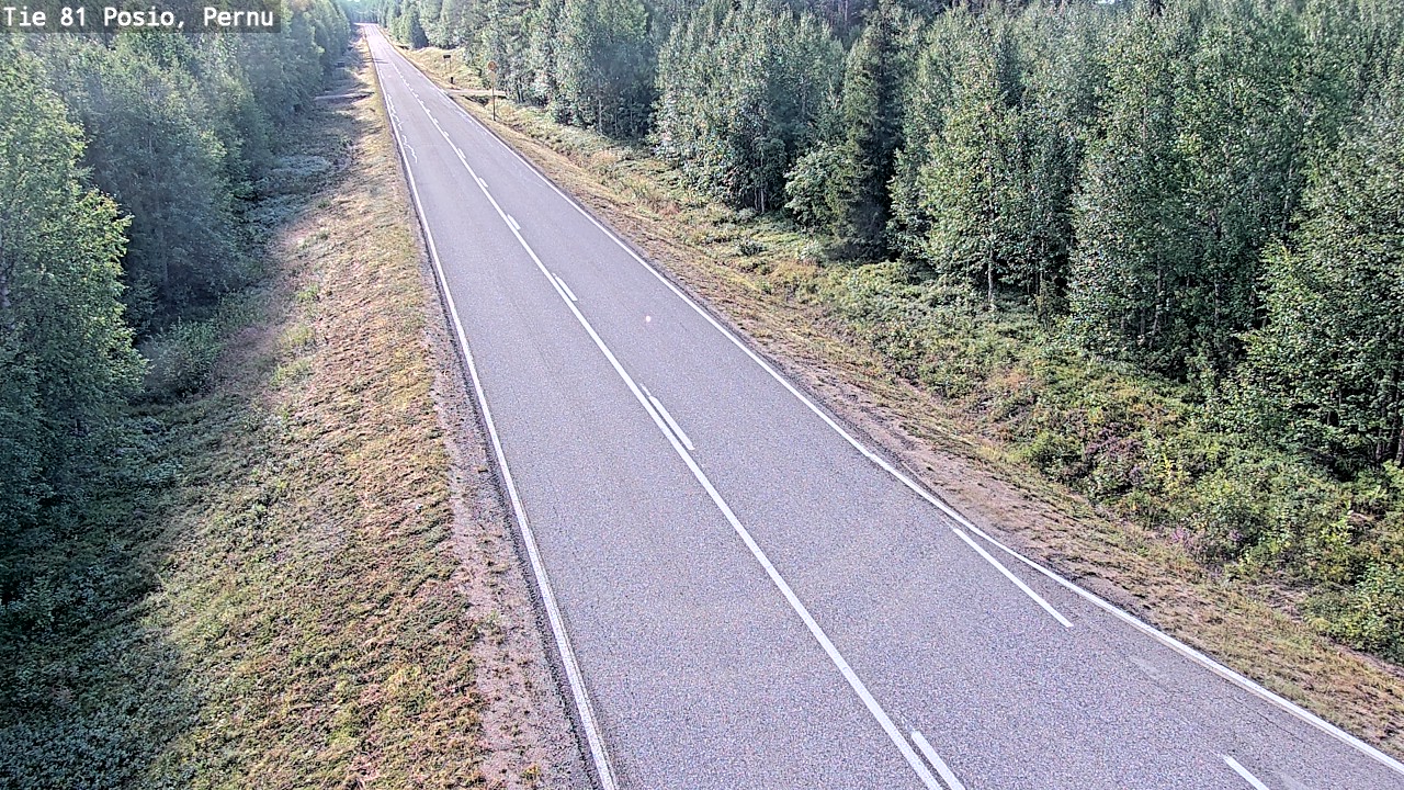 Weather Camera Image Road 81 Posio, Pernu, Posio, Lappi