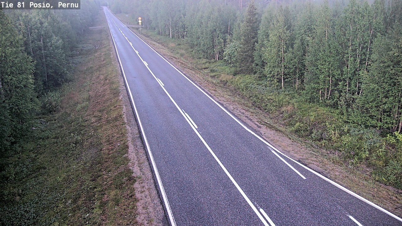 Kelikamerat Kuva Tie 81 Posio, Pernu, Posio, Lappi