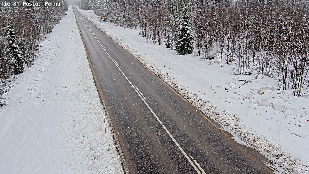 Kelikamerat Kuva Tie 81 Posio, Pernu, Posio, Lappi