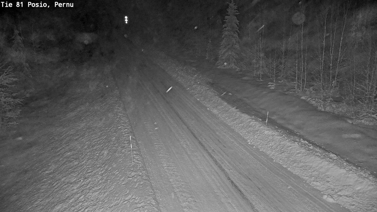 Weather Camera Image Road 81 Posio, Pernu, Posio, Lappi