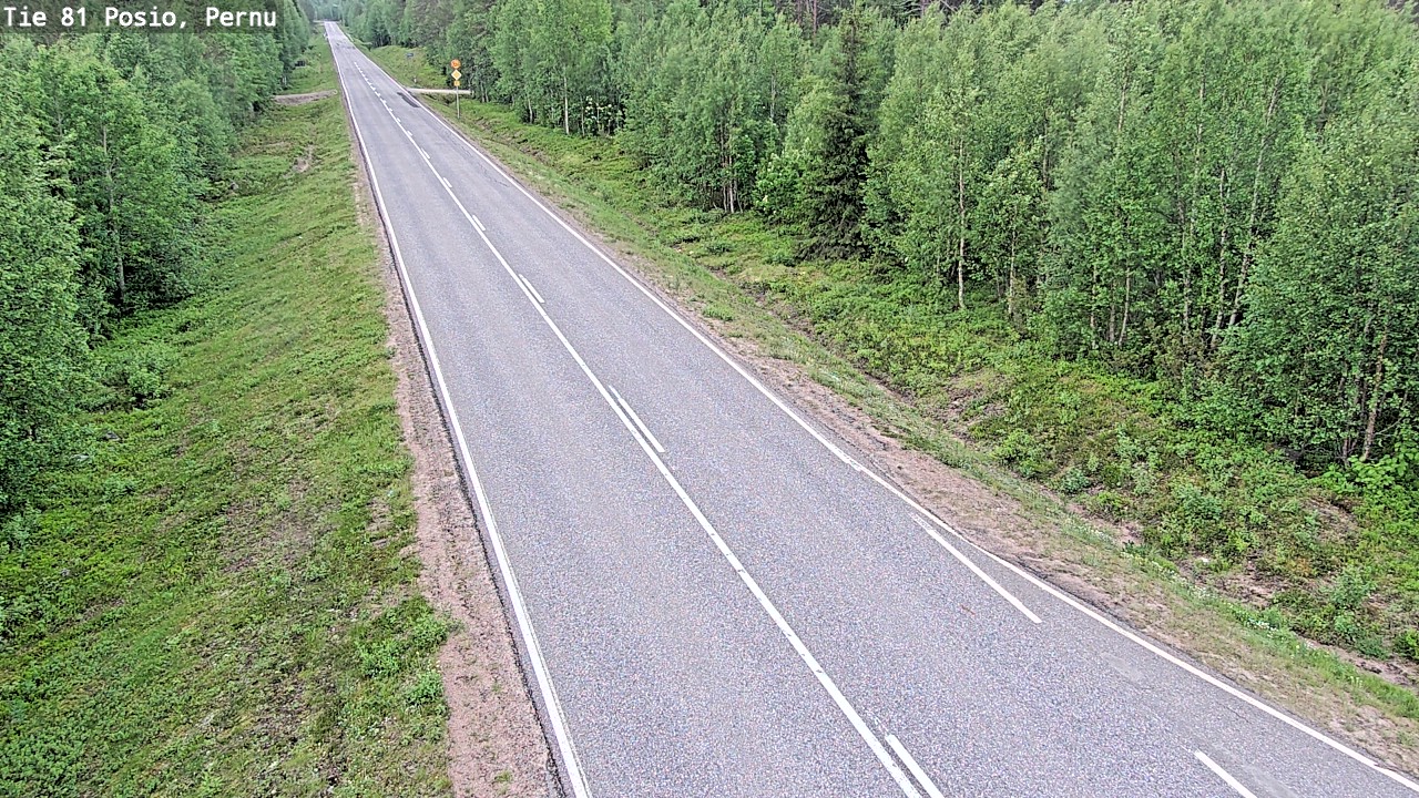 Kelikamerat Kuva Tie 81 Posio, Pernu, Posio, Lappi