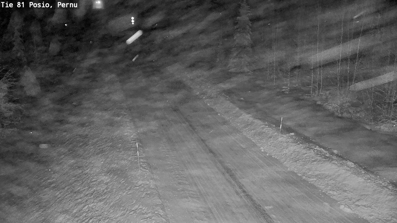 Weather Camera Image Road 81 Posio, Pernu, Posio, Lappi